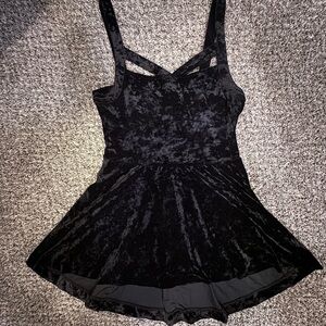 XXI Crushed Velvet Mini Dress